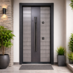 MODERN LUXURY SECURITY DOOR WITH SLEEK PANEL DESIGN AND PREMIUM FINISH - Image 2