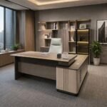 ARCHITECTURAL MINIMALIST DIRECTOR'S DESK