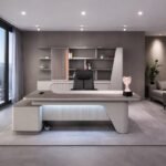 LUXURY NORDIC SILHOUETTE EXECUTIVE OFFICE TABLE