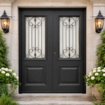 CLASSIC WHITE DOUBLE GLASS PANEL SECURITY DOOR - Image 2