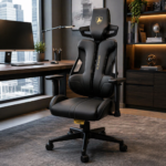 PREMIUM HIGH-BACK GAMING AND EXECUTIVE OFFICE CHAIR WITH LUMBAR SUPPORT