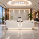 MODERN LUXURY EXECUTIVE RECEPTION DESK
