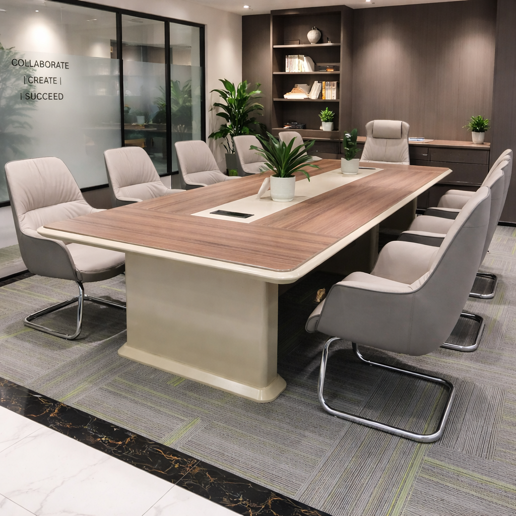 file_00000000d84c71fd8d3d09caff0dd4de MODERN EXECUTIVE CONFERENCE TABLE - Image 1