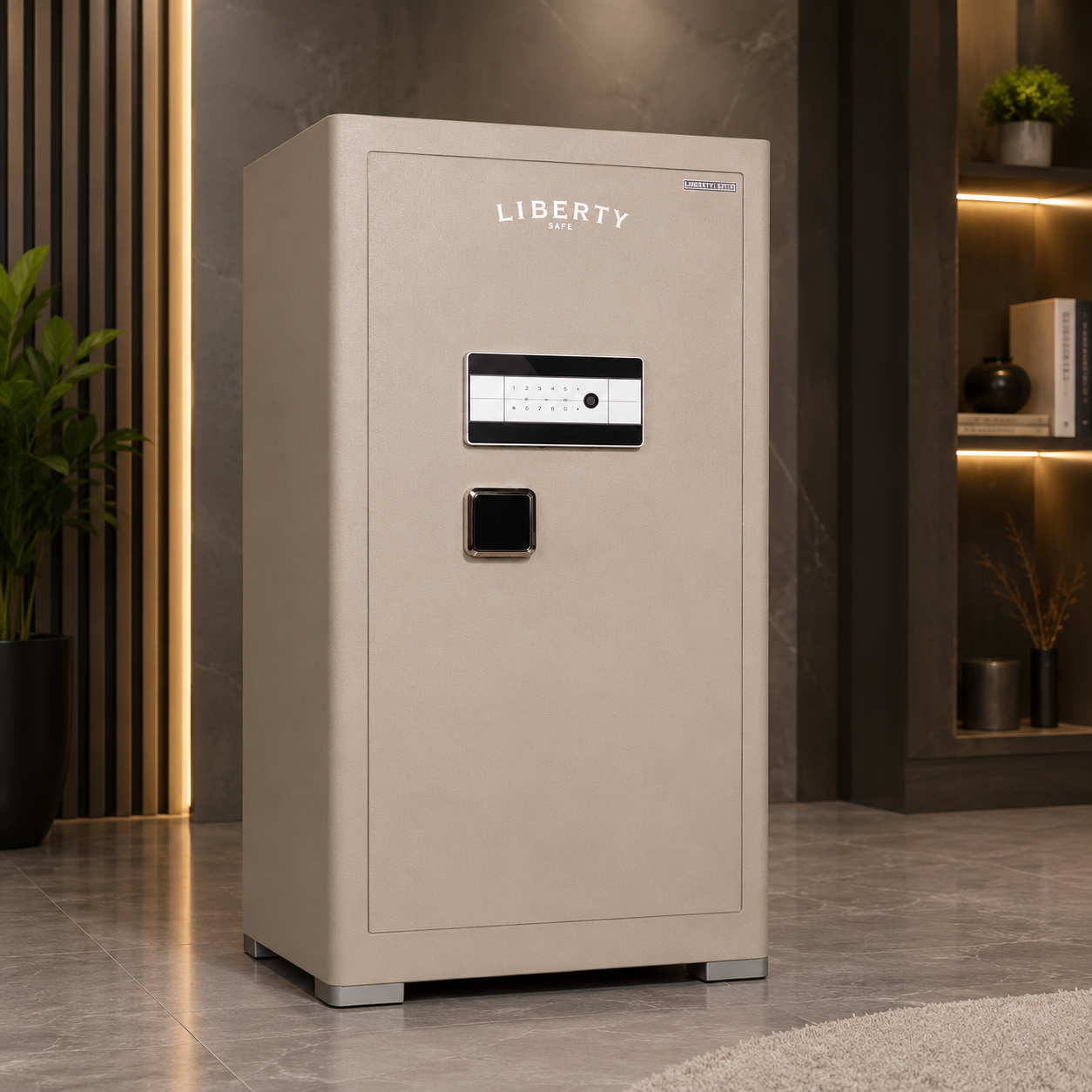 ChatGPT Image Jul 29, 2026, 03_12_06 PM LIBERTY SMART SAFE LB100S FINGERPRINT AND FIREPROOF SECURITY SAFE - Image 1