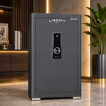 LIBERTY SMART SAFE LB88PRO FINGERPRINT AND FIREPROOF SECURITY SAFE
