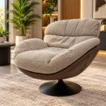 CLASSIC PLUSH SWIVEL ACCENT CHAIR