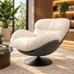 CLASSIC PLUSH SWIVEL ACCENT CHAIR - Image 2