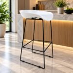 MODERN SCULPTURAL BAR STOOL
