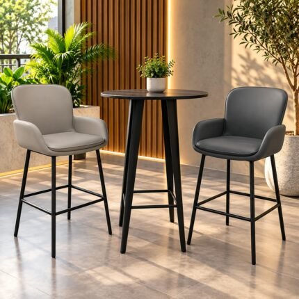 PREMIUM ERGONOMIC 2-PIECE BAR TABLE AND CHAIR SET