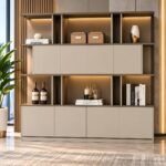 LUXURY MODERN BACKLIT DISPLAY & STORAGE CABINET