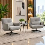 LUXE MODERN ERGONOMIC ACCENT LOUNGE CHAIR
