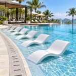 ULTIMATE IN-POOL ULTRA-MODERN CHAISE LOUNGE