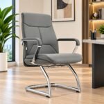 MODERN LEATHERETTE CANTILEVER EXECUTIVE OFFICE CHAIR