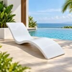 LUXURY ULTRA-GLOSS WAVE SUN LOUNGER