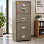 PROFESSIONAL 4-DRAWER FIRE-RESISTANT DOCUMENT SAFE CABINET