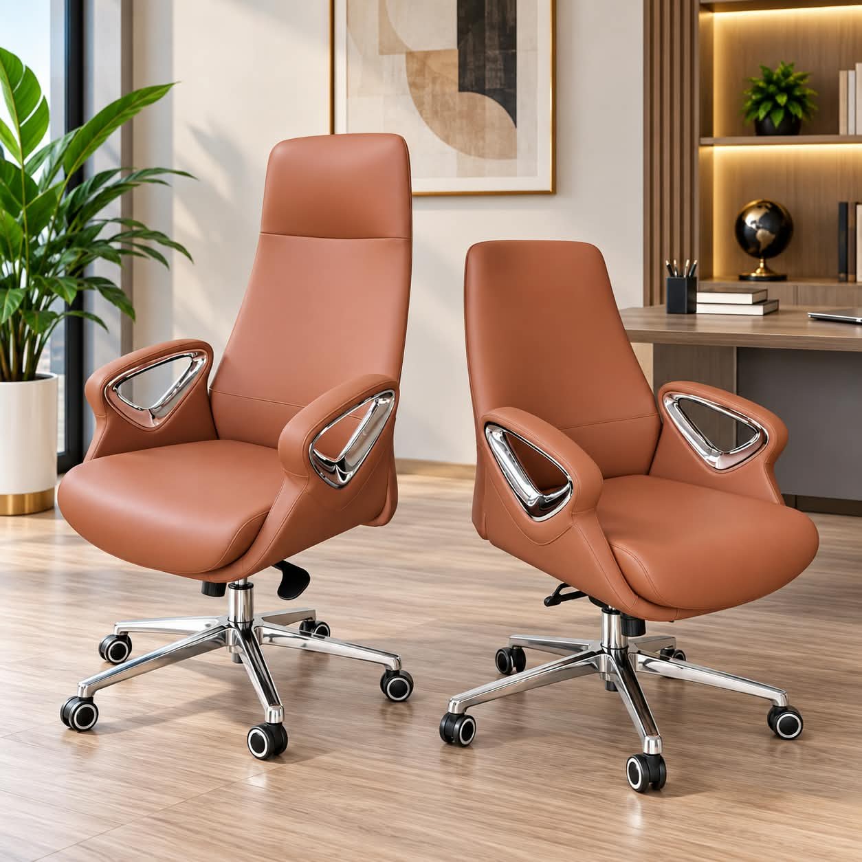 CLASSIC ERGONOMIC LEATHER EXECUTIVE OFFICE CHAIR - Image 1