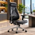 EXECUTIVE HIGH-BACK ERGONOMIC LEATHER OFFICE CHAIR