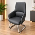 REFINED LEATHERETTE EXECUTIVE CANTILEVER OFFICE CHAIR
