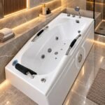 LUXURY HYDROMASSAGE ACRYLIC JETTED BATHTUB