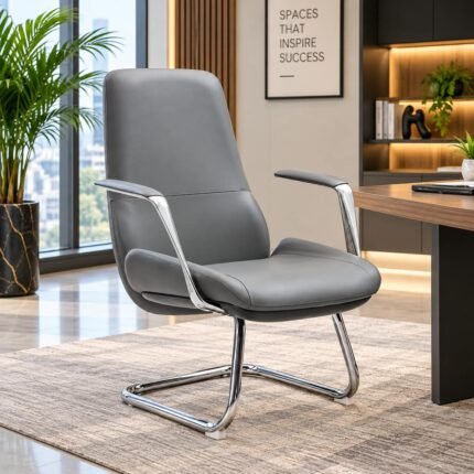 MODERN EXECUTIVE CANTILEVER DESK CHAIR