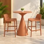 MODERN TERRACOTTA BAR SET