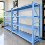 MODERN HEAVY-DUTY INDUSTRIAL STEEL SHELVING RACK