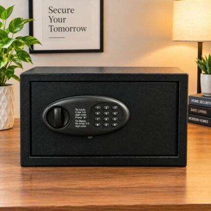 LUXURY COMPACT BLACK ELECTRONIC DIGITAL SAFE